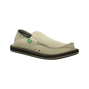 NWT NO BOX 14  Sanuk Men's Hemp Slip-on Loafers - Natural